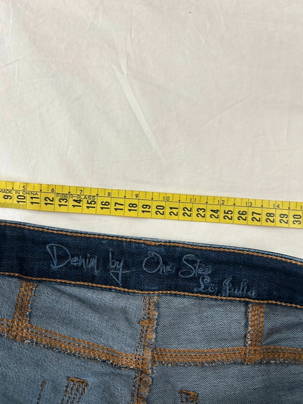 Navy blue slim fit jeans – photo 8